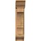 Ekena Millwork Balboa Traditional Smooth Bracket w/ Offset Brace, Western Red Cedar, 7 1/2"W x 22"D x 34"H BKT0806X22X34BOA01SWR - alternate 4
